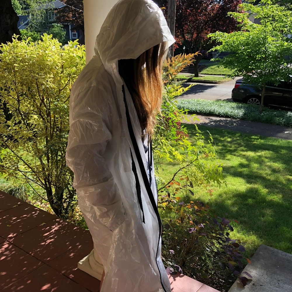 Forever 21 Light-Weight Hooded Rain Jacket (Women)